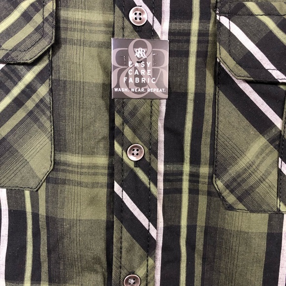 NWT Rock & Republic Army Green Button Down Top - Picture 4 of 8